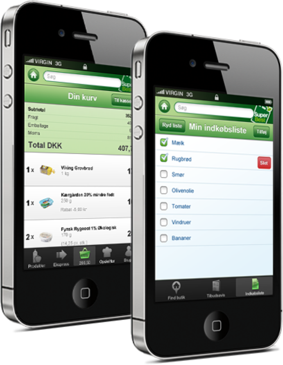 SuperBest app til køb af dagligvarer blev udviklet af Hesehus